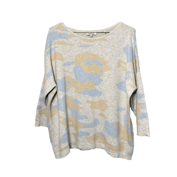 Kinross Sweaters - Kinross soft cashmere camo pull over sweater - medium EUC